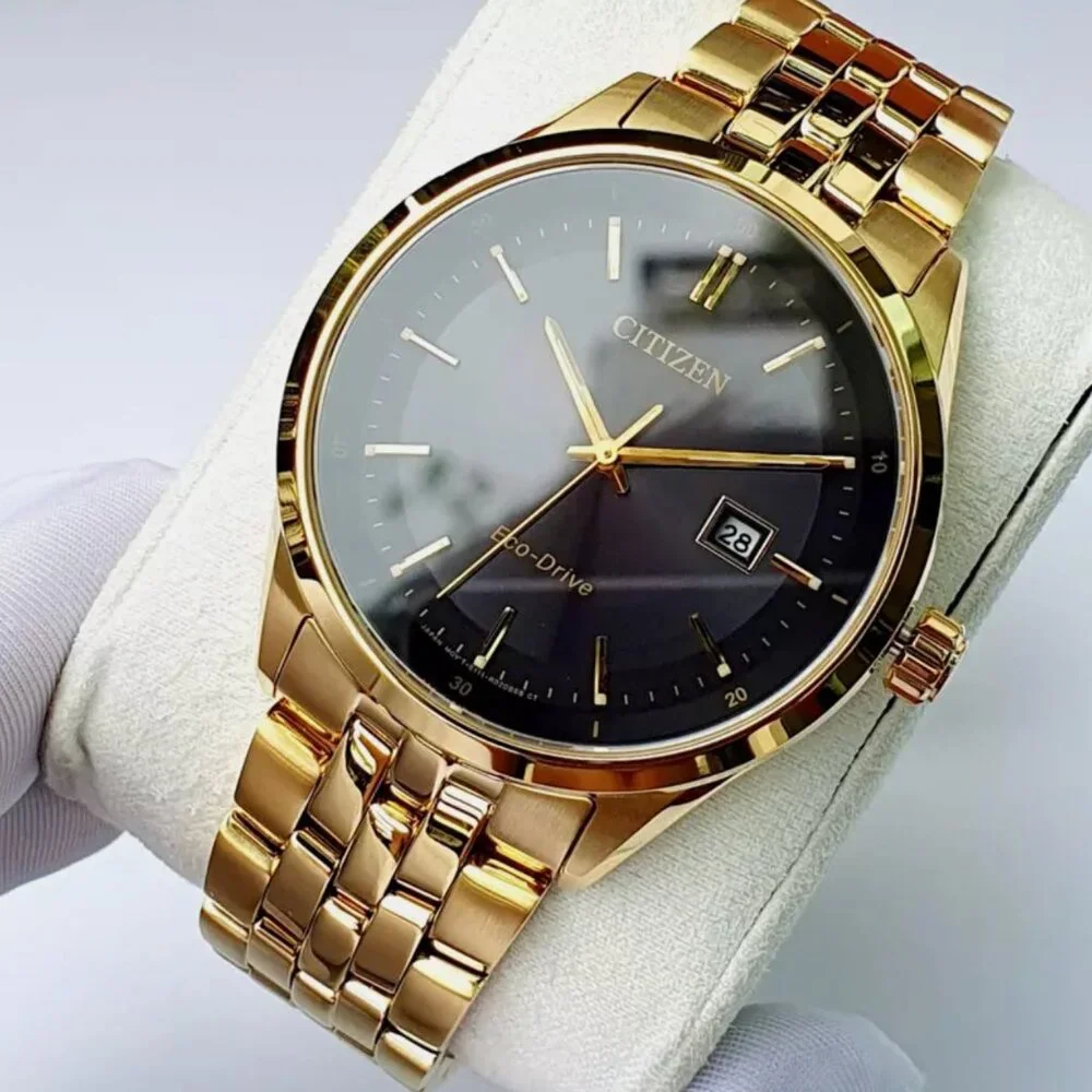 Citizen Gold Men's Black Dial 41mm Watch